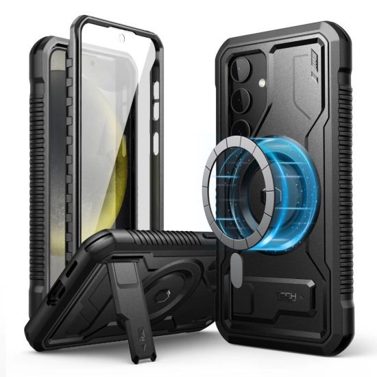 Samsung Galaxy S24+ Plus Tok - Tech-Protect Kevlar MagSafe+ - Fekete
