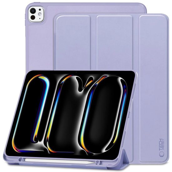 iPad Pro 13" (2024) Tok - Tech-Protect SC Pen - Lila