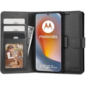 Motorola Edge 50 Fusion 5G Tok - Tech-Protect Wallet - Fekete   Motorola Edge 50 Fusion 5G Tok - Tech-Protect Wallet - Fekete