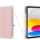 iPad 10.9" (2022) / 11" (2025) Tok - Tech-Protect SC Pen - Pink Márvány