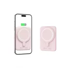 Tech-Protect LifeMag PB10 MagSafe Powerbank - 5000mAh 15W USB-C - Rózsaszín