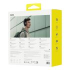 Baseus Bass 30 Max Vezeték Nélküli On-Ear Bluetooth 5.3 Fejhallgató - Fekete