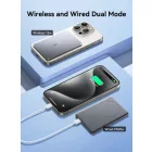 Joyroom JR-PBM08 Ultravékony MagSafe / Qi Power Bank 5000mAh 20W CCC - Szürke