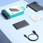 Joyroom JR-PBM08 Ultravékony MagSafe / Qi Power Bank 5000mAh 20W CCC - Szürke