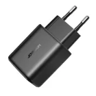Joyroom JR-TCF23 Hálózati Töltő 25W - USB-C SFC / PPS / PD - Fekete + C - C Kábel 1m