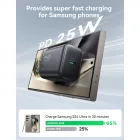 Joyroom JR-TCF23 Hálózati Töltő 25W - USB-C SFC / PPS / PD - Fekete + C - C Kábel 1m