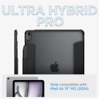 iPad Air 13" (2024) Tok - Spigen Ultra Hybrid Pro - Fekete