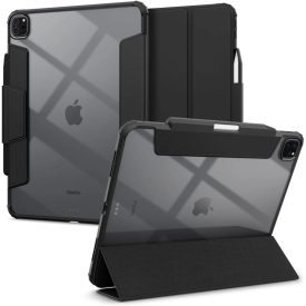   iPad Pro 13" (2024) Tok - Spigen Ultra Hybrid Pro - Fekete