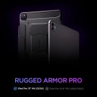 iPad Pro 13" (2024) Tok - Spigen Rugged Armor Pro - Fekete