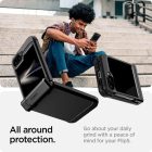Samsung Galaxy Z Flip 6 Tok - Spigen Tough Armor Pro - Fekete
