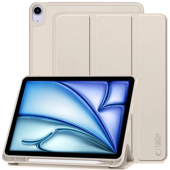 iPad Air 10.9" (2020-2022) / 11" (2024-2025) Tok - Tech-Protect SC Pen - Bézs