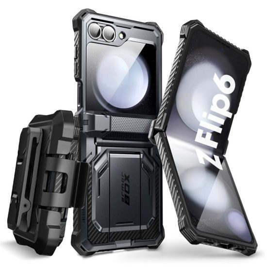 Samsung Galaxy Z Flip 6 Tok - Supcase i-Blason ArmorBox - Fekete