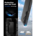 Samsung Galaxy M55 5G Tok - Spigen Essential SandBlast - Fekete