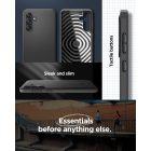 Samsung Galaxy M55 5G Tok - Spigen Essential SandBlast - Fekete
