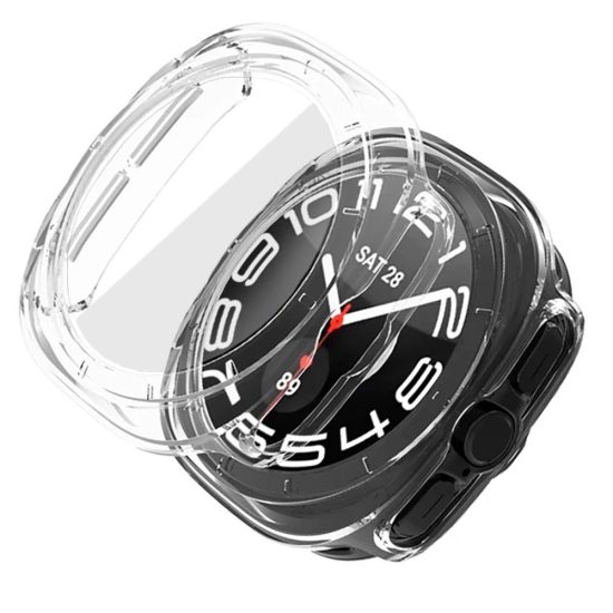 Samsung Galaxy Watch Ultra (47 mm) Tok - Tech-Protect Defense360 - Átlátszó