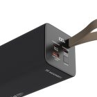 Wozinsky K65+ Powerbank - 30000mAh 65W - 2x USB-C + 1x USB-A - Szürke