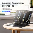 iPad Pro 11" (2024) Tok és Billentyűzet - Dux Ducis MK Keyboard Case - Fekete