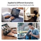 iPad Pro 11" (2024) Tok és Billentyűzet - Dux Ducis MK Keyboard Case - Fekete