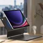 Samsung Galaxy Tab S9 Plus / S8 Plus / S7 Plus Tok és Billentyűzet - Dux Ducis MK Keyboard Case - Fekete