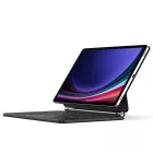 Samsung Galaxy Tab S10 FE / S9 / S9 FE / S8 / S7 Tok és Billentyűzet - Dux Ducis MK Keyboard Case - Fekete