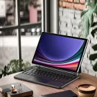 Samsung Galaxy Tab S10 FE / S9 / S9 FE / S8 / S7 Tok és Billentyűzet - Dux Ducis MK Keyboard Case - Fekete
