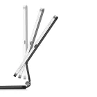 Samsung Galaxy Tab S10 FE / S9 / S9 FE / S8 / S7 Tok és Billentyűzet - Dux Ducis MK Keyboard Case - Fekete