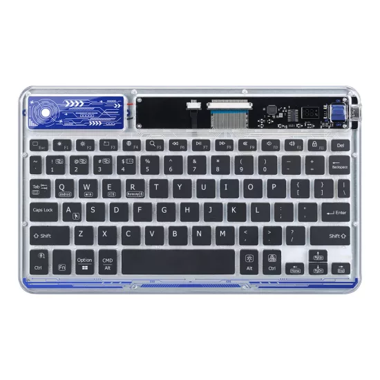 Dux Ducis Laptop / Tablet / Telefon Bluetooth Billentyűzet - CK Sorozat - Átlátszó