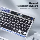 Dux Ducis Laptop / Tablet / Telefon Bluetooth Billentyűzet - CK Sorozat - Átlátszó