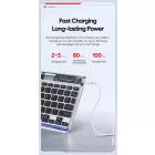 Dux Ducis Laptop / Tablet / Telefon Bluetooth Billentyűzet - CK Sorozat - Átlátszó