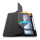 iPad Air 13" (2024) / iPad Pro 12.9" (2018-2022) Tok - Dux Ducis Toby - Fekete