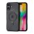 iPhone 16 Tok - Dux Ducis Aimo Mag Támasztékkal - Fekete