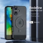 iPhone 16 Tok - Dux Ducis Aimo Mag Támasztékkal - Fekete