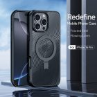 iPhone 16 Pro Tok - Dux Ducis Aimo Mag Támasztékkal - Fekete