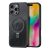 iPhone 16 Pro Max Tok - Dux Ducis Aimo Mag Támasztékkal - Fekete
