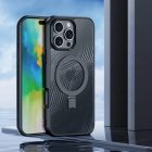 iPhone 16 Pro Max Tok - Dux Ducis Aimo Mag Támasztékkal - Fekete