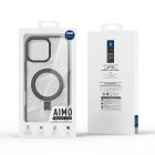 iPhone 16 Pro Max Tok - Dux Ducis Aimo Mag Támasztékkal - Fekete