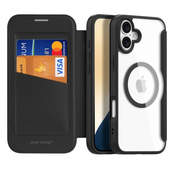 iPhone 16 Tok - Dux Ducis Skin X Pro + MagSafe - Fekete