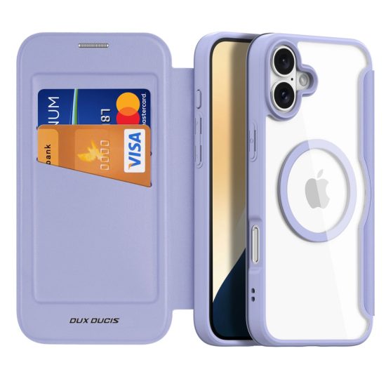 iPhone 16 Tok - Dux Ducis Skin X Pro + MagSafe - Lila