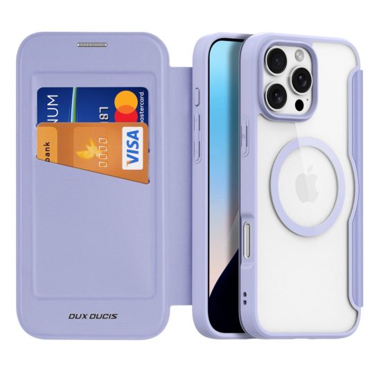 iPhone 16 Pro Max Tok - Dux Ducis Skin X Pro + MagSafe - Lila