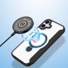 iPhone 16 Tok - Dux Ducis Skin X Pro + MagSafe Gyűrűs Állvány - Fekete