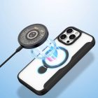 iPhone 16 Pro Max Tok - Dux Ducis Skin X Pro + MagSafe Gyűrűs Állvány - Fekete