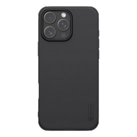 iPhone 16 Pro Tok - Nillkin Super Frosted Shield Pro Magnetic - Fekete   iPhone 16 Pro Tok - Nillkin Super Frosted Shield Pro Magnetic - Fekete