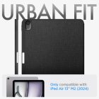 iPad Air 13" (2024) Tok - Spigen Urban Fit - Fekete