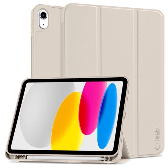 iPad 10.9" (2022) / 11" (2025) Tok - Tech-Protect SC Pen - Bézs
