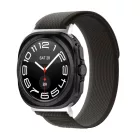 Samsung Galaxy Watch Ultra (47mm) Szíj - Tech-Protect Nylon Strap - Fekete-Narancs
