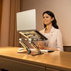 Wozinsky Összecsukható Alumínium Laptop és Tablet Állvány - Ezüst