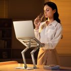 Wozinsky Összecsukható Alumínium Laptop és Tablet Állvány - Ezüst