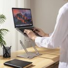 Wozinsky Összecsukható Alumínium Laptop és Tablet Állvány - Ezüst