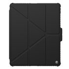 iPad Air 13" (2024) Tok - Nillkin Bumper Leather Case Pro - Fekete