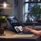 iPad Air 13" (2024) Tok - Nillkin Bumper Leather Case Pro - Fekete